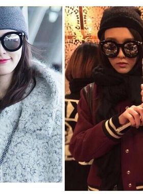 水银反光明星款复古风炫彩太阳镜