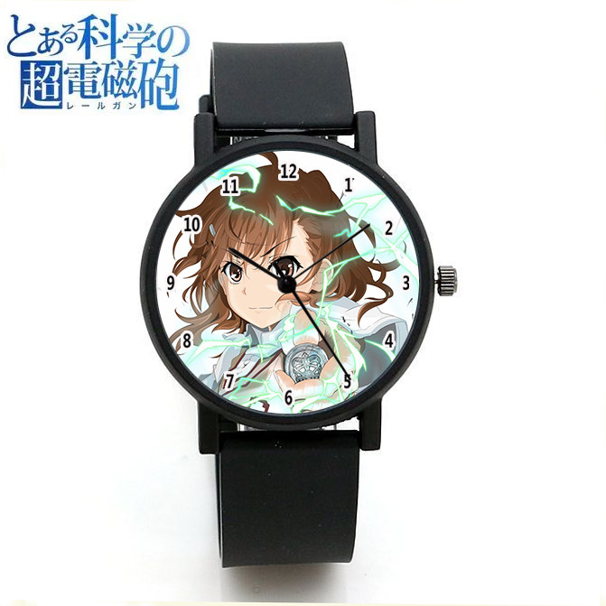 御坂美琴手表魔法禁书目录某科学的超电磁炮gk校服炮姐石英表钟表