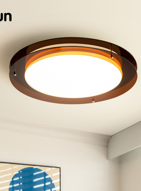 中古风灯具卧室灯法式吸顶灯vintage覆古主卧灯南洋风阳台书房灯