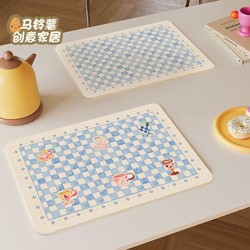 马铃薯防油防水防烫免洗皮革餐垫