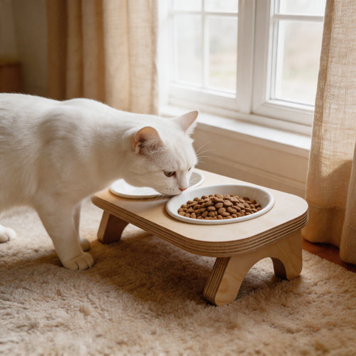 家肥猫猫食盆海洋板可水洗
