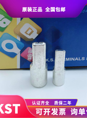 正品台湾KST 针形端子PTNB35-20 扁形裸端子 紫铜冷压线鼻子50只