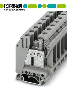 正品德国菲尼克斯UK35N 组合式直通接线端子3008012 35平方 灰色