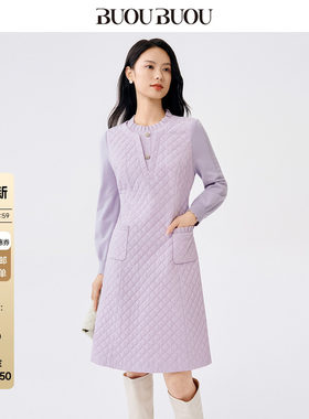BuouBuou夹棉棉服小香风连衣裙