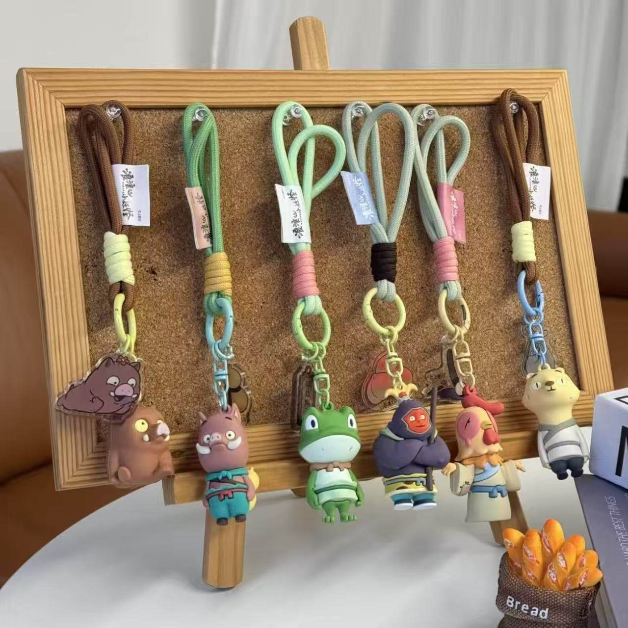 2025年新款正版浪浪山小妖怪小猪妖玩偶钥匙扣公仔书包挂件钥匙链