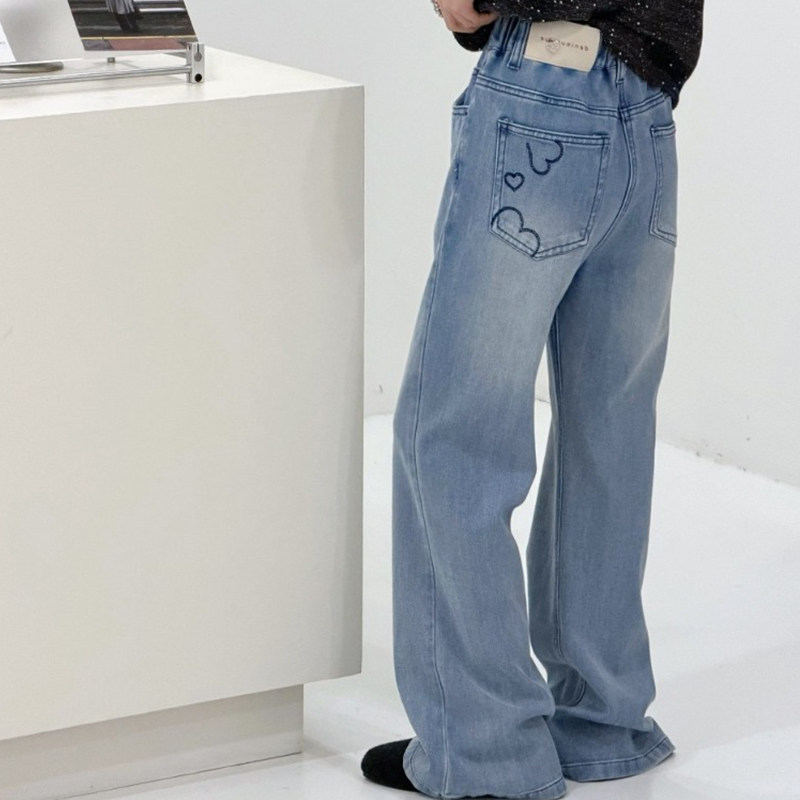 女童微喇牛仔裤春秋薄款26春季新款长裤女大童裤子儿童高腰喇叭裤,童装/婴儿装/亲子装,裤子,淘宝优惠券,粉丝福利购,淘宝优惠卷