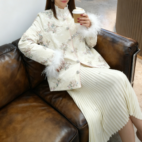 九月 秋冬设计感轻奢常规保暖国风外套百搭时尚上衣556-571