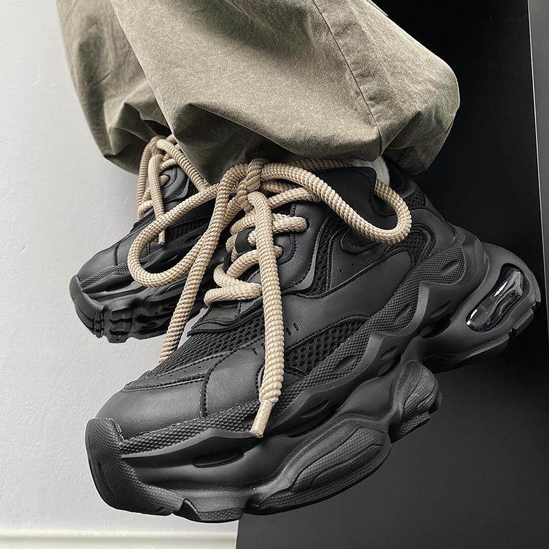 内增高男鞋港风老爹鞋运动潮鞋子百搭休闲夏季透气网面2025新款爆,流行男鞋,老爹鞋,淘宝优惠券,粉丝福利购,淘宝优惠卷