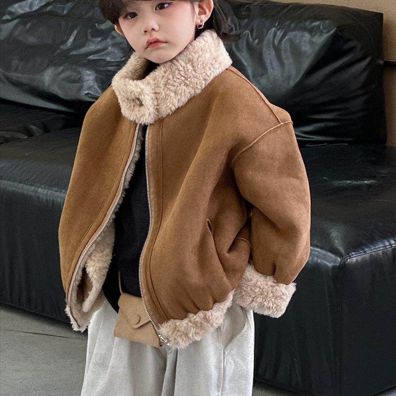 2025冬季新款儿童皮毛二体外套百分百羊毛男女童短款保暖外套,童装/婴儿装/亲子装,皮草/仿皮草,淘宝优惠券,粉丝福利购,淘宝优惠卷