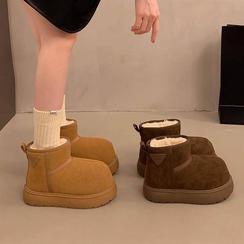 保暖厚底雪地靴女童2025新款冬季户外加绒加厚大头短靴子东北棉鞋,童鞋/婴儿鞋/亲子鞋,雪地靴,淘宝优惠券,粉丝福利购,淘宝优惠卷