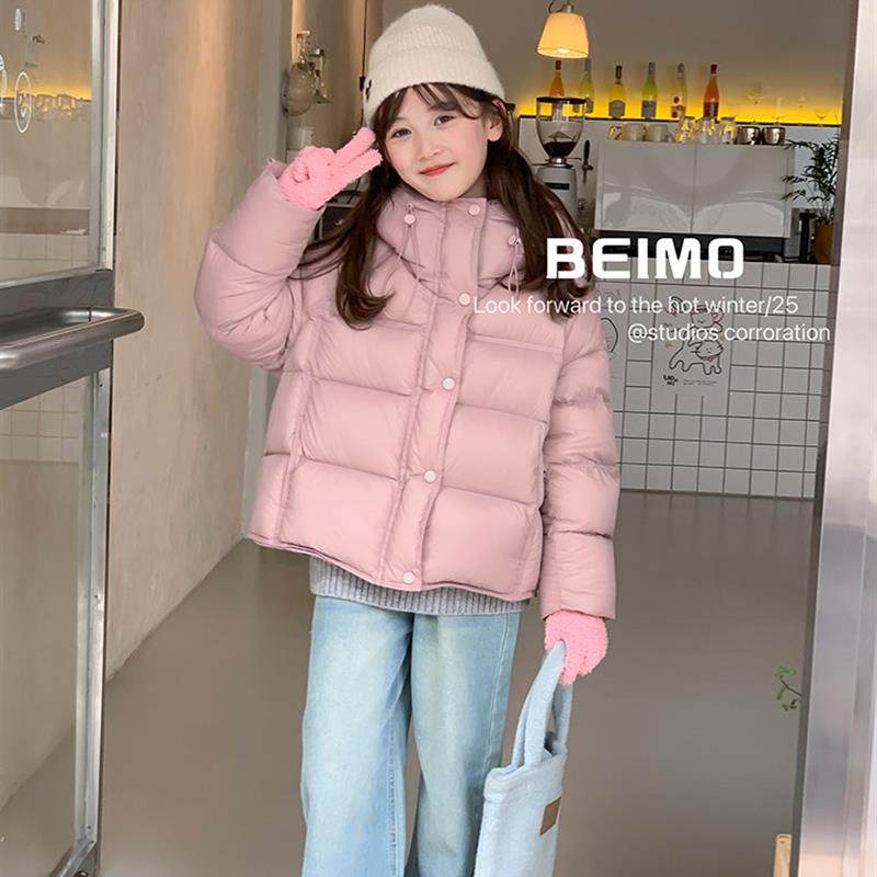 女童羽绒服2025新款儿童中大童连帽冬季加厚90白鸭绒女孩保暖外套,童装/婴儿装/亲子装,羽绒服,淘宝优惠券,粉丝福利购,淘宝优惠卷