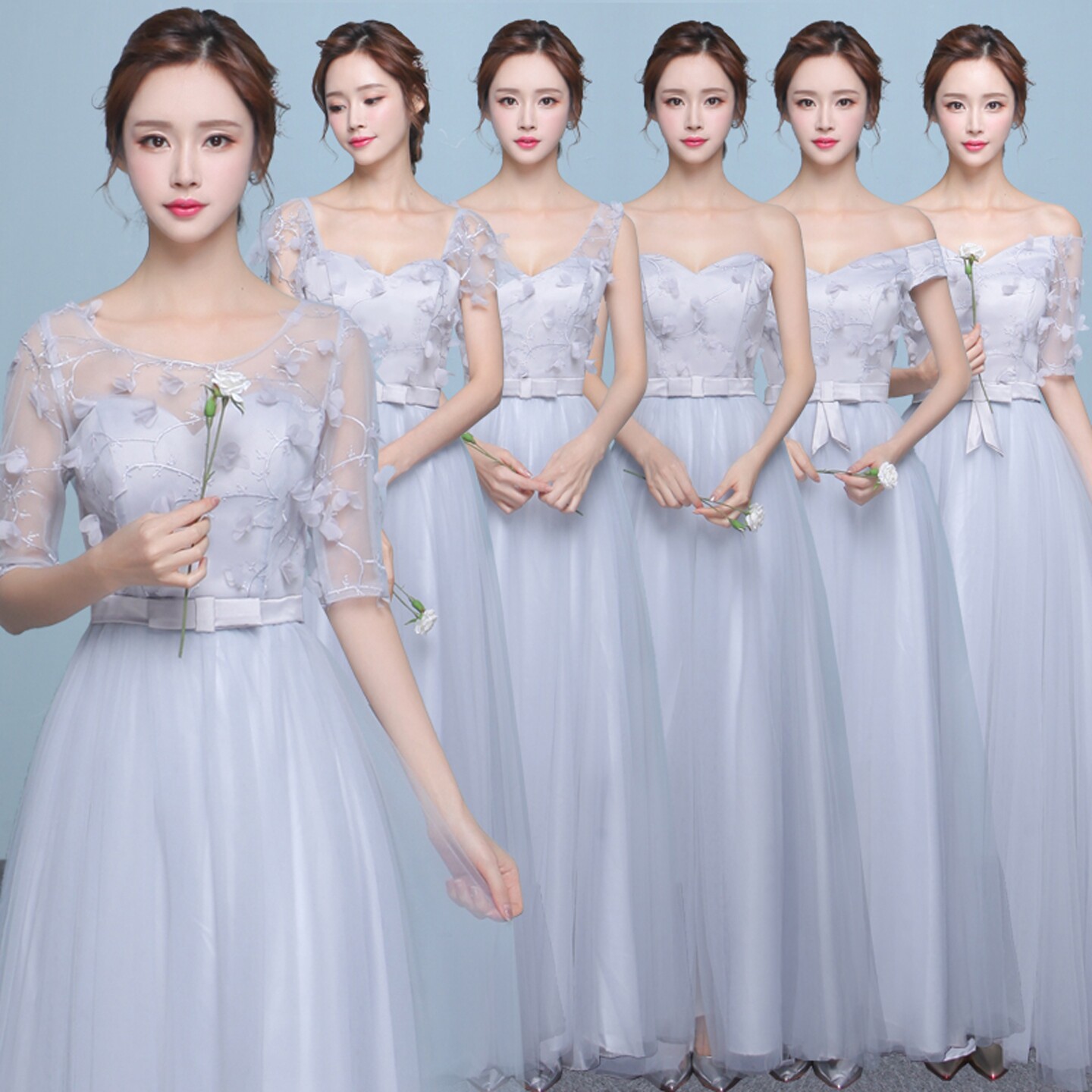 伴娘服长款2024新款夏季礼服韩版