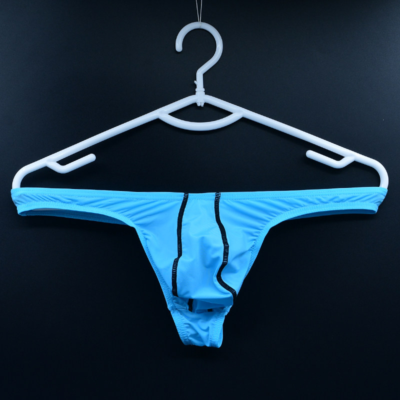 2条男士三角内裤T型性感透明丁字裤男同志情调个性短裤窄边运动裤,女士内衣/男士内衣/家居服,男丁字裤,淘宝优惠券,粉丝福利购,淘宝优惠卷