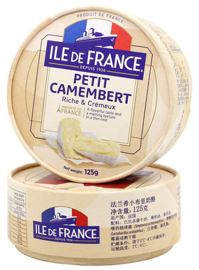 法兰希小金文奶酪法国原装进口文软质奶酪流心天然芝士ILE DE FRA