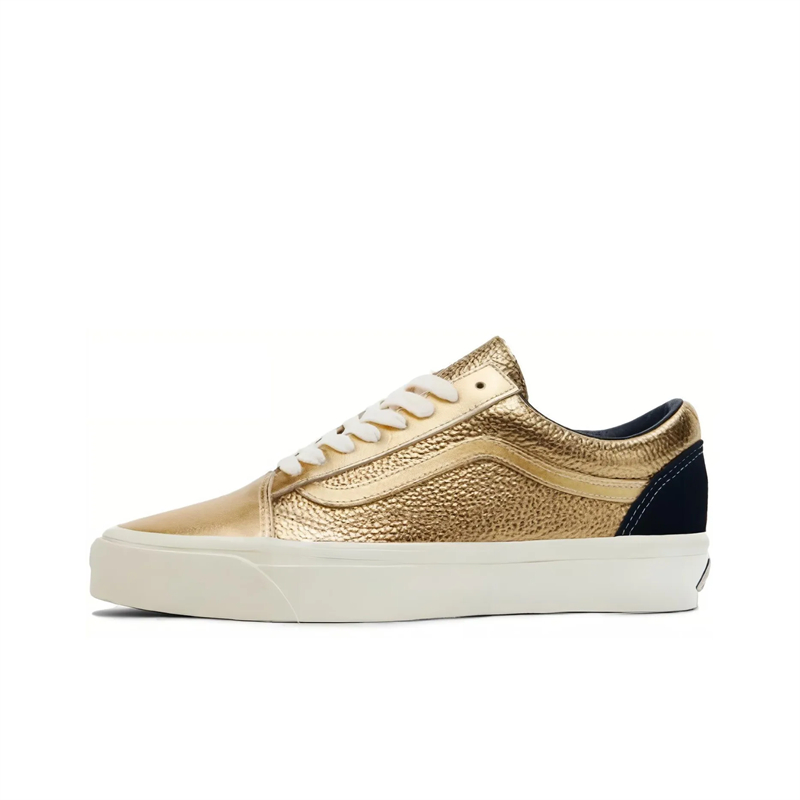 VANS/范斯官方正品男鞋 Old Skool 经典百搭防滑耐磨低帮金色板鞋
