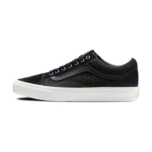Vans范斯官方正品男鞋 Old Skool 牛剖层革百搭防滑耐磨低帮板鞋