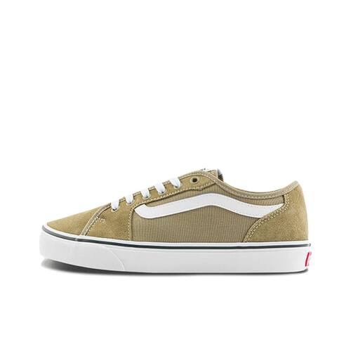 Vans范斯 Filmore Decon 织物皮革 舒适休闲低帮 男款板鞋 绿色