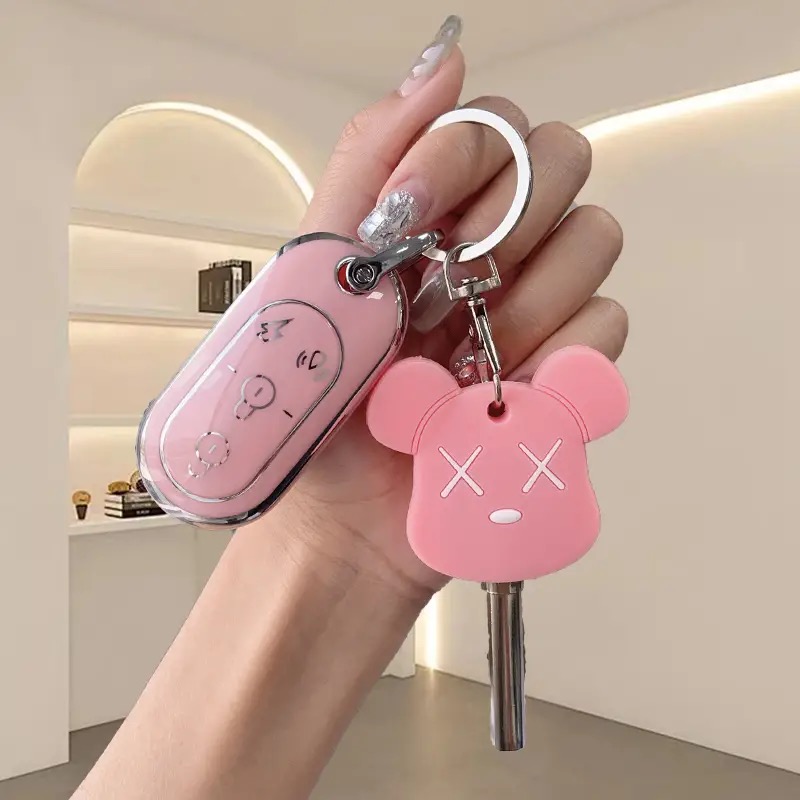 适用新雅迪元气电动车钥匙套C16 CL11 C10-D M20 M10-H遥控保护包