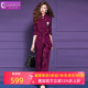 国风盘扣上衣职业休闲裤 菲梦伊高级感提花西装 新中式 女秋季 子 套装