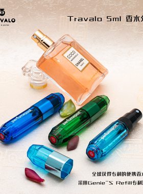 Travalo新款人气分装瓶 便携高档 空瓶底部直充装 喷雾精致香水瓶