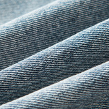 破洞水洗纯色直筒毛边五分牛仔短裤XZ503-1DK507P45控58，男装牛仔裤，星座503-1