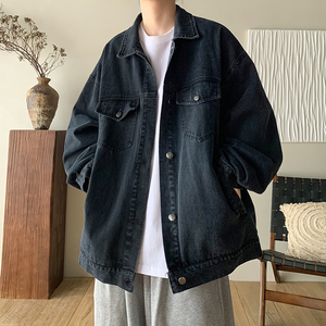 2025春夏新款光版牛仔外套男女同款XZ503JK12P68控108图片