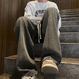 现货!秋冬季男女款拼接松紧腰牛仔长裤XZ503-1K822特P45控78，男装休闲裤，星座503-1