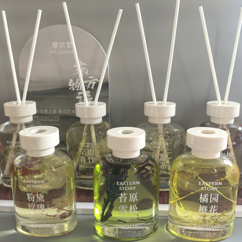 爱尔家无火香薰室内持久怀雪丹荔粉黛玫瑰银泉风铃浮游春茶大地