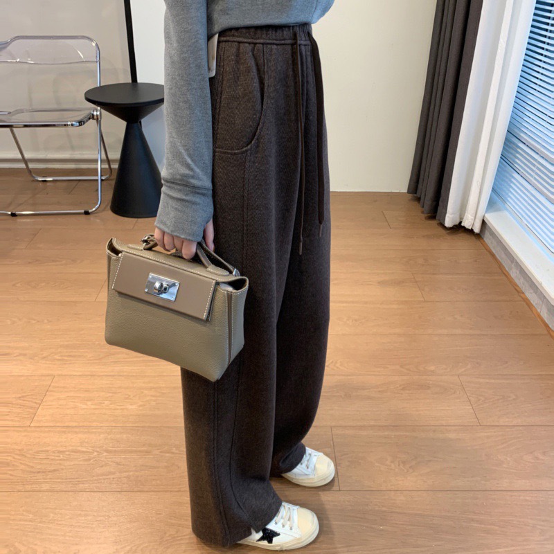 高端面料 750g高克重醋酸羊毛直筒裤 0~5度可穿 米/咖/黑灰不挑人