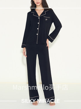 [6折]SILKY MIRACLE真丝莫代尔睡衣SKIN桑蚕丝针织家居服套