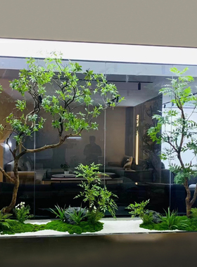 海虹景观仿真绿植造景橱窗假树