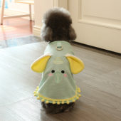 狗狗衣服纯棉华夫格小象背心比熊泰迪宠物衣服春夏薄款 小型犬服饰