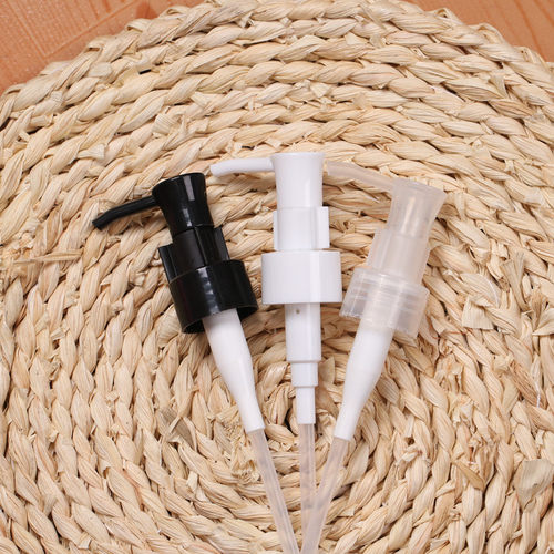 24MM长嘴乳液泵头 卸妆油泵 洗发水洗面奶分装器 带卡扣