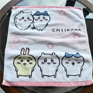 出口日本原单 角落S物 卡通可爱割绒纯棉柔软全棉舒适吸水 大方巾