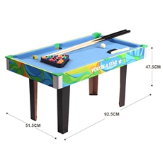 Бильярдный стол 皇冠80663儿童彩色大号台球桌玩具家用迷你桌游亲子休闲玩具