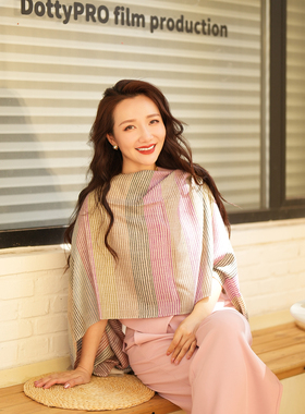 NagarNan-Pashmina水墨重彩古法Ekat stole克什手工披肩围巾