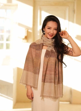 NagarNan-Pashmina系列小尺寸stole 古法 美拉德 那家楠克什米尔