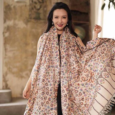 NagarNan-那家楠®Pashmina系列Gents Kani手工披肩