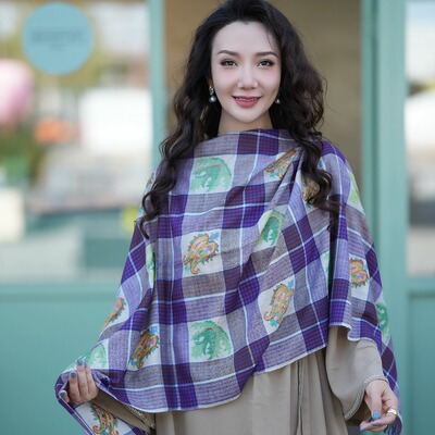 NagarNan-X系列 百年工坊超大尺寸黑色设计款kani那家楠克什米尔