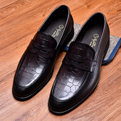 专柜正品 透气洞洞鞋 鞋 新款 金利来男鞋 镂空皮凉鞋 夏季 商务休闲皮鞋