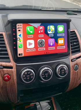 2008-14款适用于三菱帕杰罗速跑L200劲畅Montero安卓中控车载导航