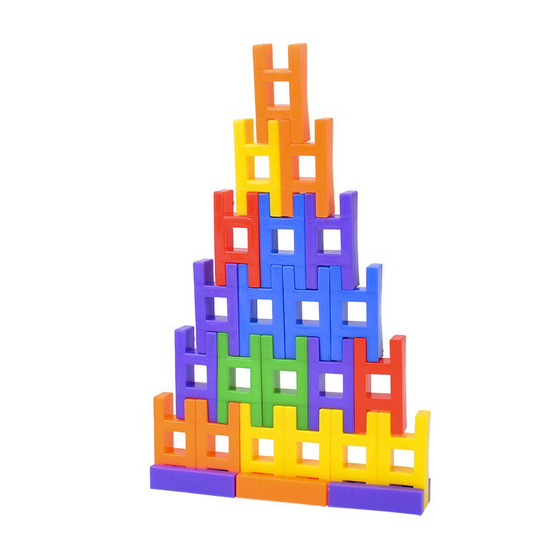幼儿园塑料拼插拼搭积木早教思维空间益智拼装大颗粒玩具男女通用