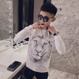 春季社会小伙休闲潮牌印花圆领卫衣长袖T恤打底衫970516，男装卫衣，星座308A