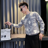 MY812-P68控9826年货大红色本命年福字马针织衫圆领打底衫毛衣B，男装T恤，星座308A