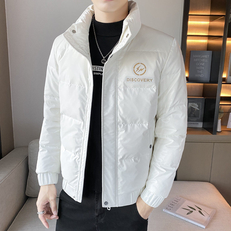 冬季精品修身闪电雕花亮面保暖羽绒服夹克外套 2 Y8026图片