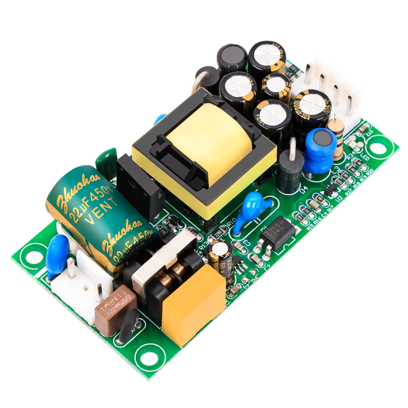 12v1a/5v1a双输出开关电源低干扰隔离型稳压电源模块裸板足功率