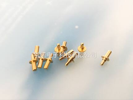 电流电池针4.0*8MM/导电针/铜质镀金 圆头 POGOpin针 行程1.3*2,5