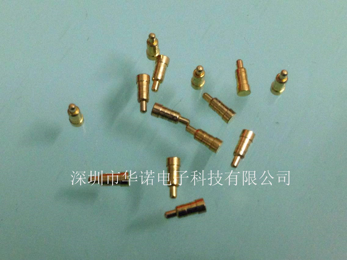 电流针1.8*5MM/1.8导电针 触针 铜质镀金 圆头 电流电池针