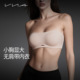 VNA芬斯狄娜防滑聚拢外扩文胸 小胸显大4cm果冻云无肩带内衣
