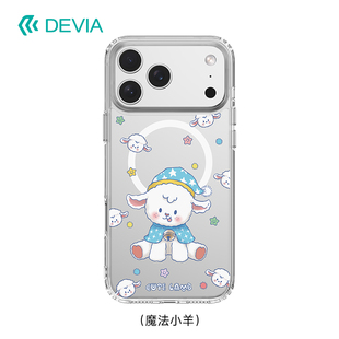 迪沃DEVIA文创清透系列拼贴防摔磁吸17Pro保护壳适用于苹果iPhone17ProMax手机卡通可爱